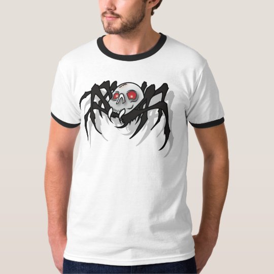 Mens Skull Spider T-Shirt