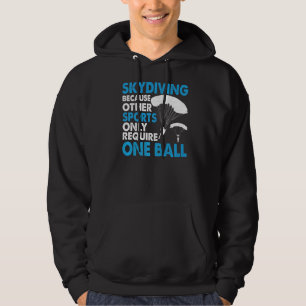 Mens Skydive & Extreme Athlete Skydiving For A Sky Hoodie