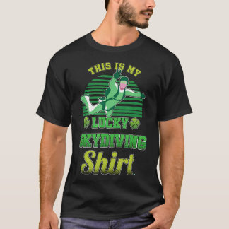 Mens Skydiving Parachuting Skydive Tee Skydiver L