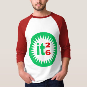 Men's Sleeve Raglan T-Shirt white red SUN ITALIA