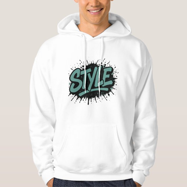 Men's Sleeve Sweatshirt Graffiti Style (Front)