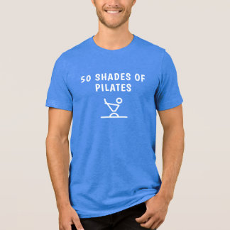 Men's Slim T-Shirt | 50 Shades Of Pilates Tri-Blend Shirt