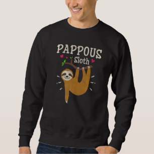 Mens Sloth Graphic Humour Zoo Animal Pappous Sweatshirt