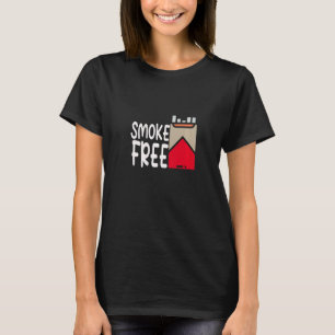 Mens Smoke Free  Quit Smoking Non Smoker Nicotine  T-Shirt