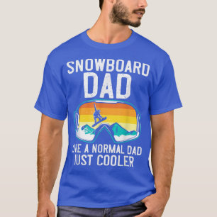 Mens Snowboard Dad for Men Funny Snowboarding Dad T-Shirt
