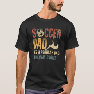 Mens Soccer Dad Funny Soccer Player Vintage T-Shirt