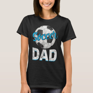 Mens Soccer Dad  Vintage Style Soccer Father's Day T-Shirt