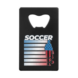 Mens Soccer Red White Blue