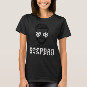 Mens Soccer Stepdad Proud Of Cool Soccer Bonus Fat T-Shirt