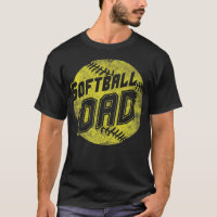 Mens Softball Dad Fastpitch Father's Day