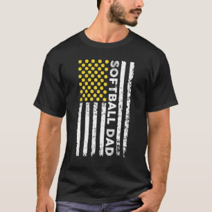 Mens softball dad softball T-Shirt