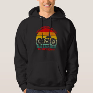 Mens Some Grandmas Play Bingo Real Grandmas Ride M Hoodie