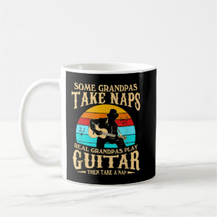 Mens Some Grandpa Take Naps Real Grandpas Play Gui Coffee Mug