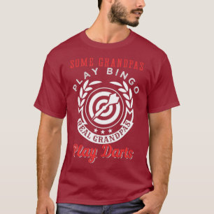 Mens Some Grandpas Play Bingo Real Grandpas Play T-Shirt