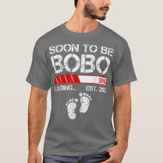 Mens Soon To Be Bobo Est 2023 For Men - Funny New T-Shirt