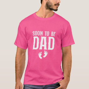 Mens Soon to be Dad Pregnancy Announcement New Dad T-Shirt