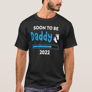 Mens Soon To Be Daddy 2022 Father's Day First Time T-Shirt
