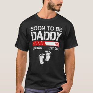 Mens Soon To Be Daddy Est 2023 For Men New Dad T-Shirt