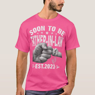 Mens Soon To Be FatherInLaw Est  T-Shirt