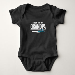 Mens Soon To Be Grandpa EST. 2025 New Grandpa Baby Bodysuit