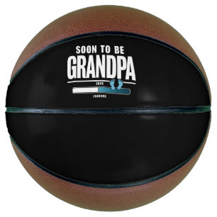 Mens Soon To Be Grandpa EST. 2025 New Grandpa  Basketball