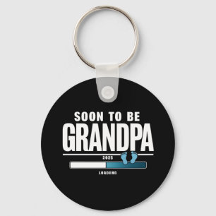 Mens Soon To Be Grandpa EST. 2025 New Grandpa  Key Ring