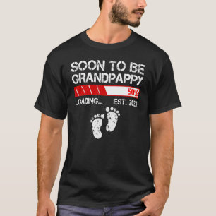 Mens Soon To Be Grandpappy Est 2023 For Men Ne T-Shirt