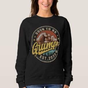 Mens Soon To Be Grumps 2023 For New Dad First Tim Sweatshirt