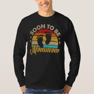 Mens Soon To Be Mommom Mother's Day First Time Mum T-Shirt