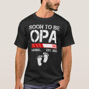 Mens Soon To Be Opa Est 2023 For Men New Grandpa T-Shirt