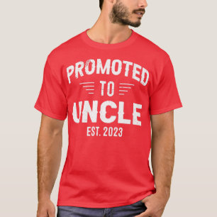 Mens Soon To Be Uncle, Promoted to Uncle 2023 Preg T-Shirt