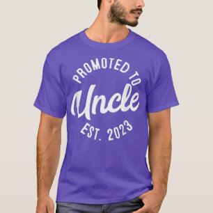 Mens Soon To Be Uncle, Promoted to Uncle 2023 Preg T-Shirt