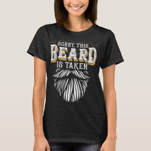 Mens Sorry This Beard Is Taken Country Retro Valen T-Shirt