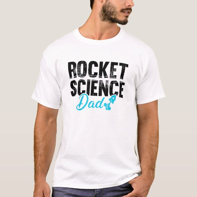 Mens Space Engineering Aerospace Rocket Science Da T-Shirt (Front)