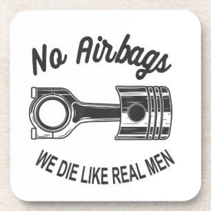 Mens Speed Racing Sports Car No Airbags - We Die L Coaster