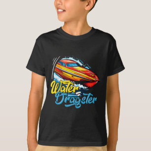 Mens speedboat racing motor boating funny tow boat T-Shirt