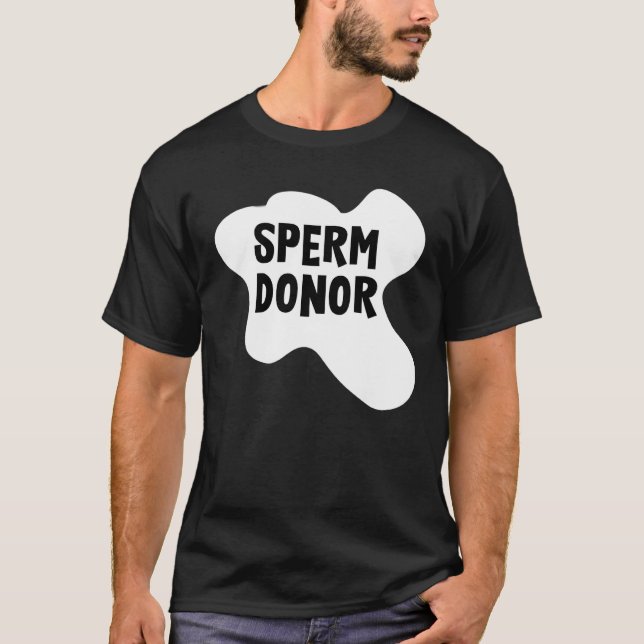 Mens Sperm Donor T-Shirt (Front)