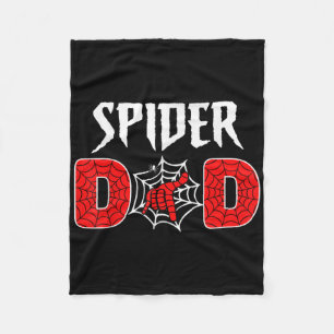 Mens Spider Web Dad Fathers Day Cool Dad Fleece Blanket