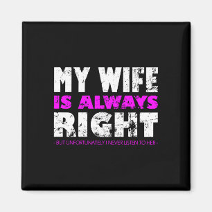 Mens spouse wife - wife is right performance magnet