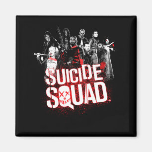 Mens Squad Squad Splatter Black Performance Magnet