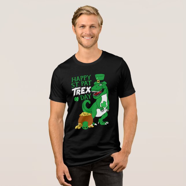 Mens St.Patrick’s Day Tri-Blend Shirt (Front Full)