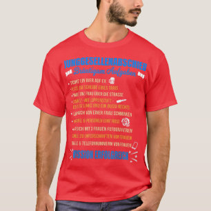 Mens Stag party tasks groom checklist T-Shirt