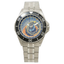 Men's Stainless Watch, Prague Astronomical Clock