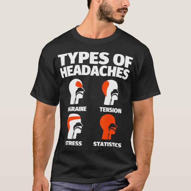 Mens Statistics Funny Sayings Headache Meme  T-Shirt (Front)