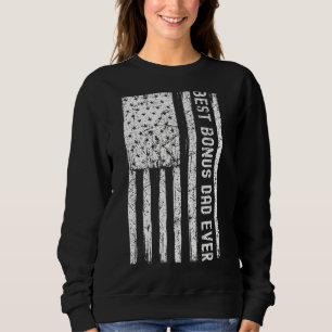 Mens Step Dad Best Bonus Dad Ever For Stepdad Amer Sweatshirt