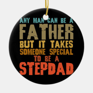 Mens Stepdad Gifts From Daughter Son Stepdaughter Ceramic Tree Decoration