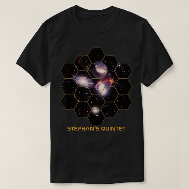 Mens Stephan's Quintet James Webb Telescope JWST M T-Shirt (Design Front)