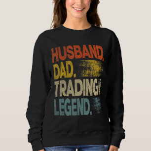 Mens Stock Trader Father's Day Trading Crypto Bi Sweatshirt