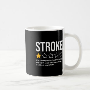 Mens Stroke Survivor Heart Disease Warrior Fighter Coffee Mug