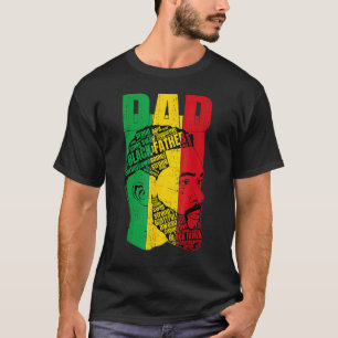Mens Strong Black Dad King African American T-Shirt